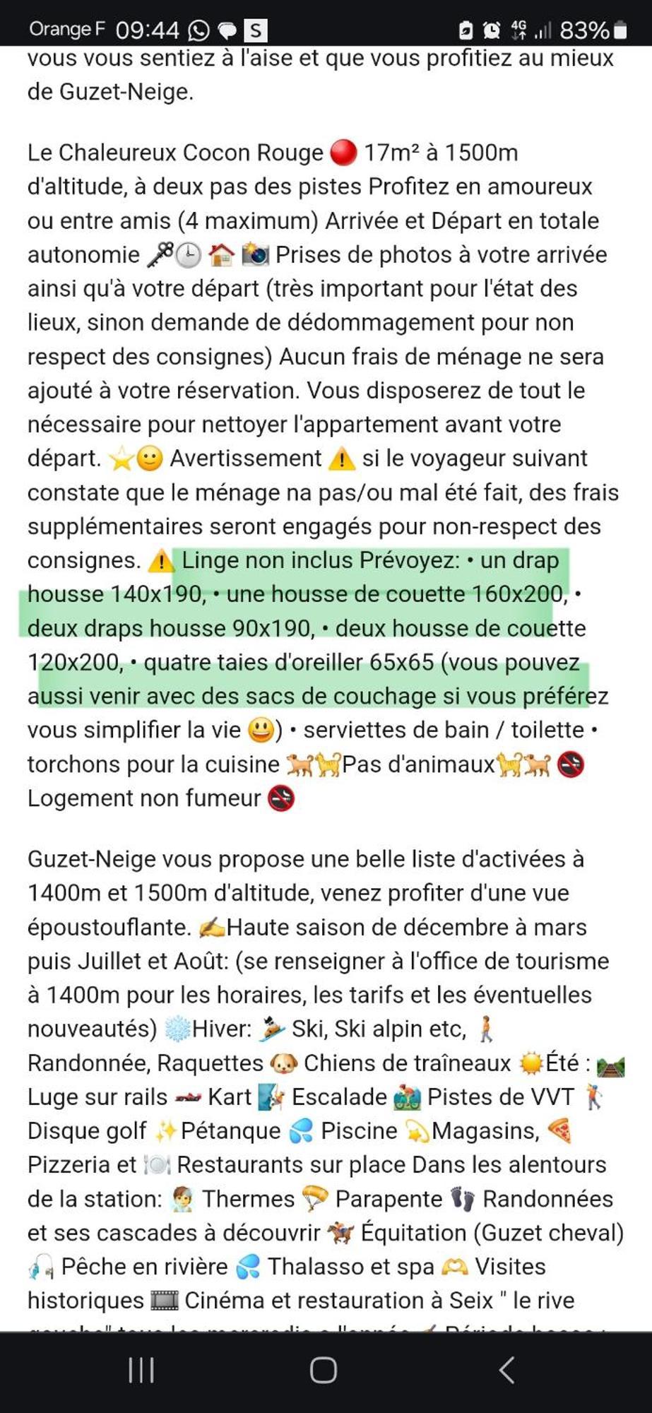 Appartement Le Chaleureux Cocon Rouge à Ustou Extérieur photo